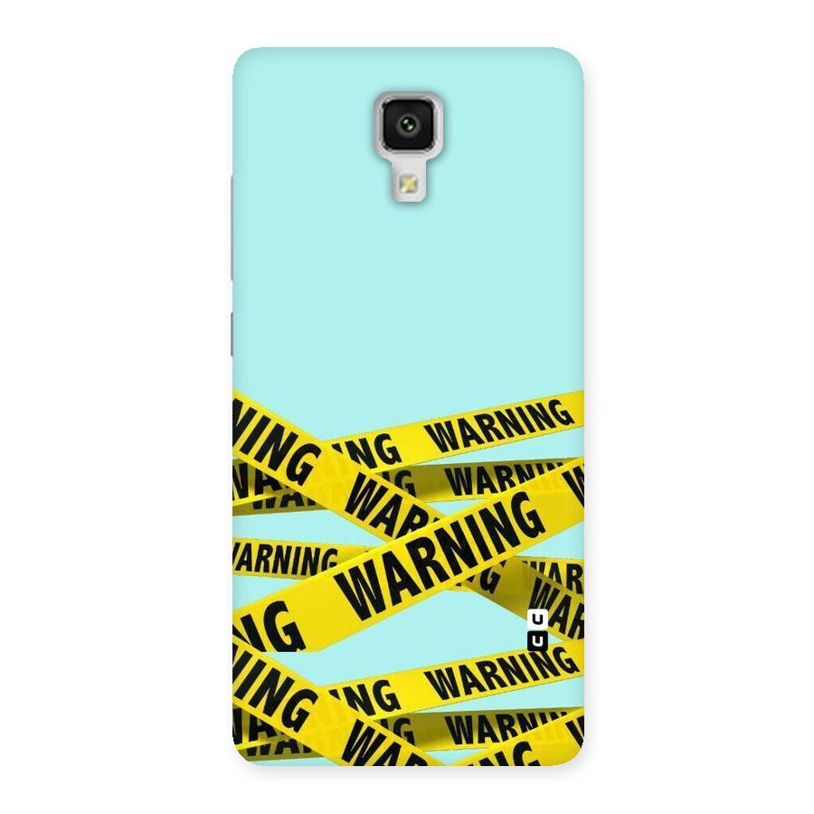 Warning Design Back Case for Xiaomi Mi 4