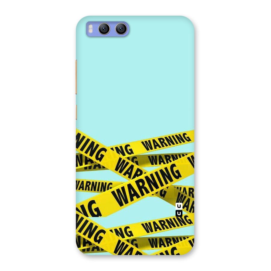 Warning Design Back Case for Xiaomi Mi 6