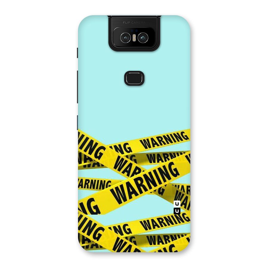 Warning Design Back Case for Zenfone 6z