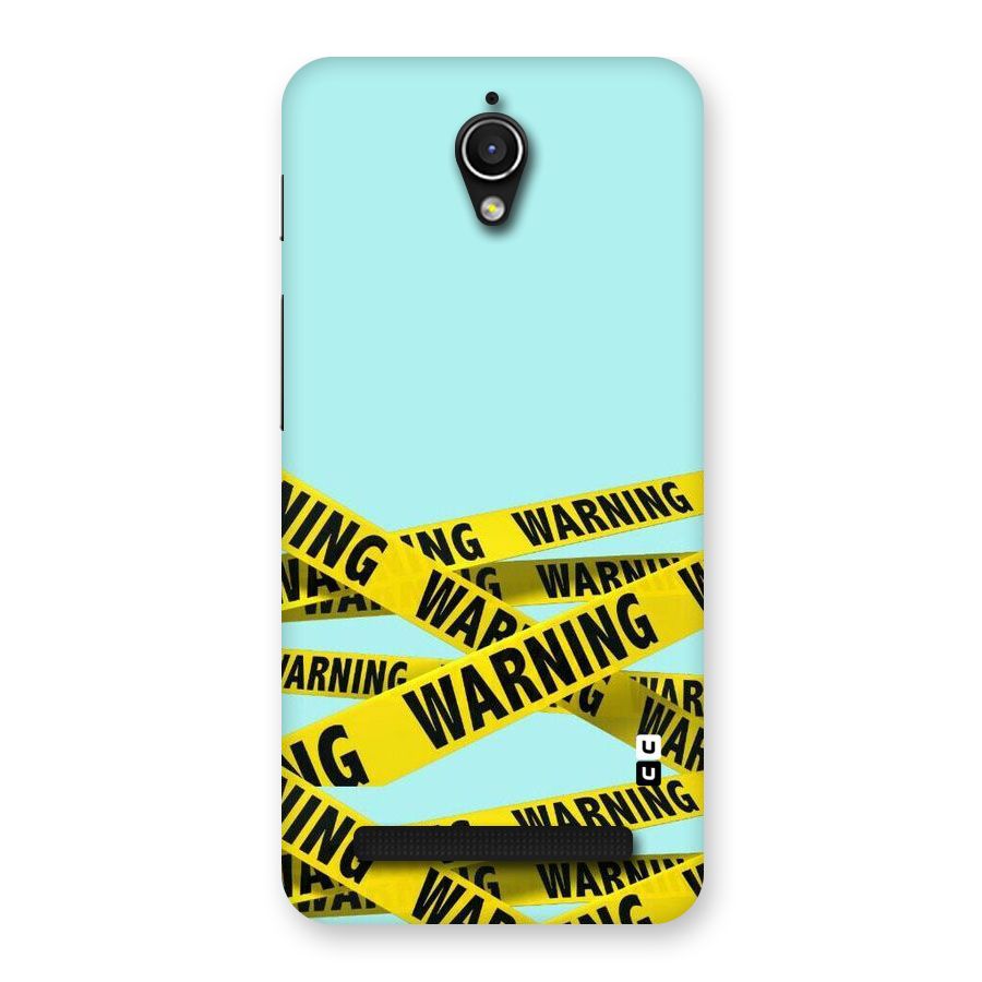Warning Design Back Case for Zenfone Go