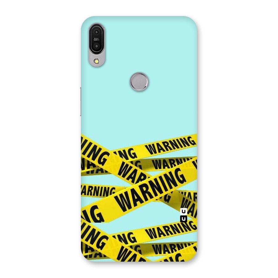 Warning Design Back Case for Zenfone Max Pro M1