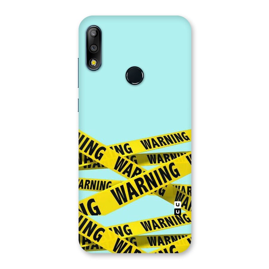 Warning Design Back Case for Zenfone Max Pro M2