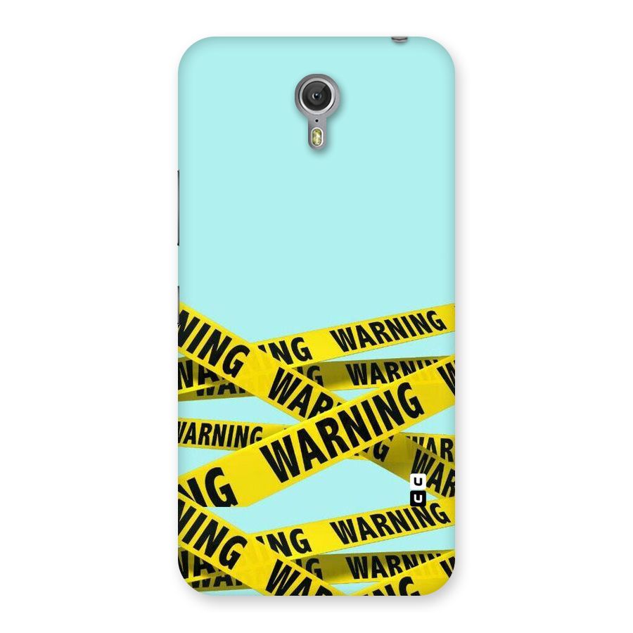 Warning Design Back Case for Zuk Z1