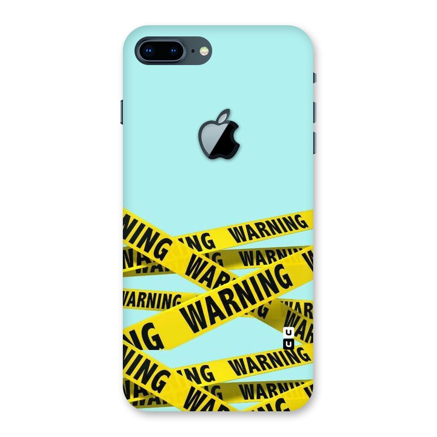 Warning Design Back Case for iPhone 7 Plus Apple Cut