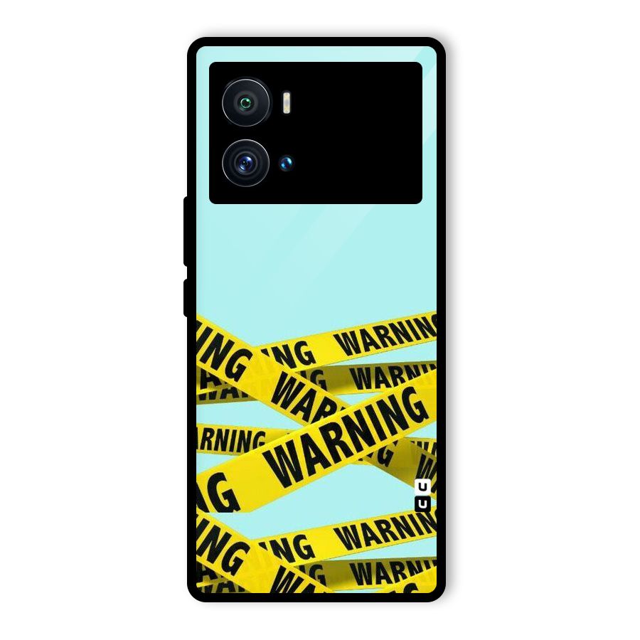 Warning Design Glass Back Case for Vivo iQOO 9 Pro