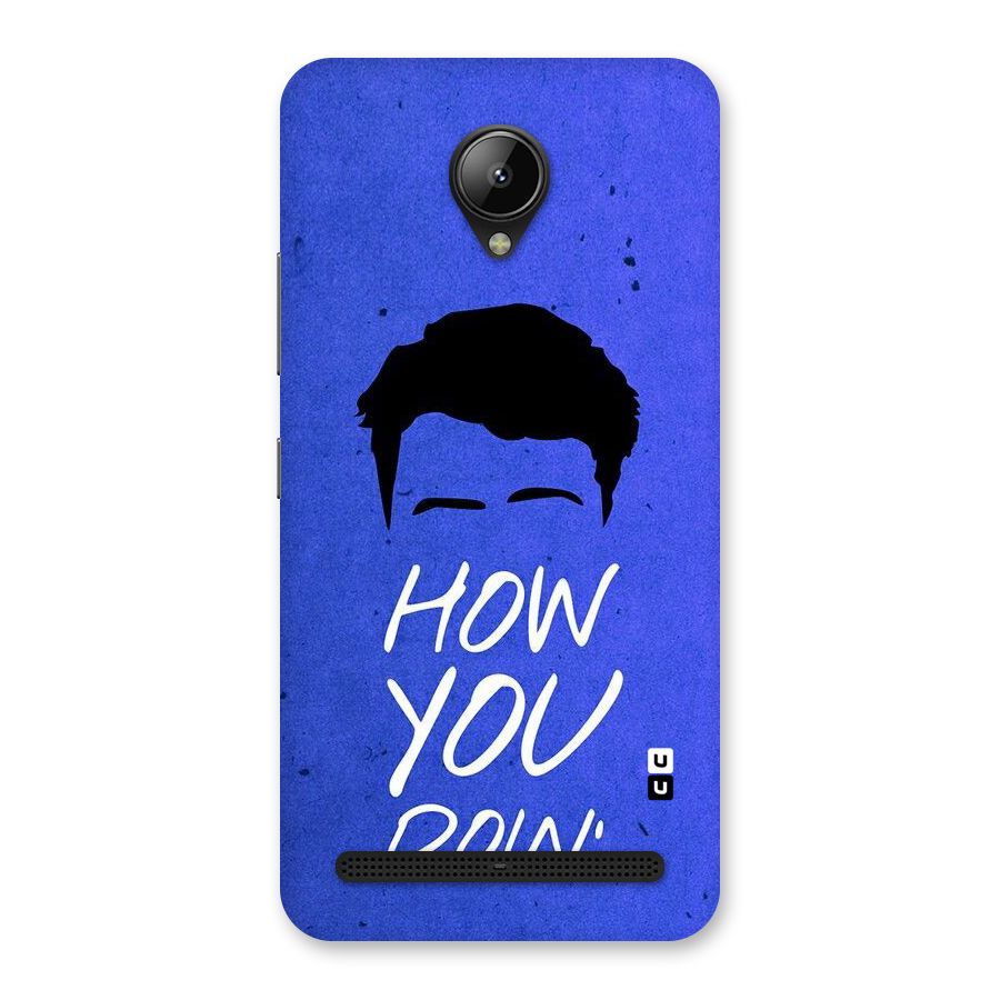 Wassup You Back Case for Lenovo C2