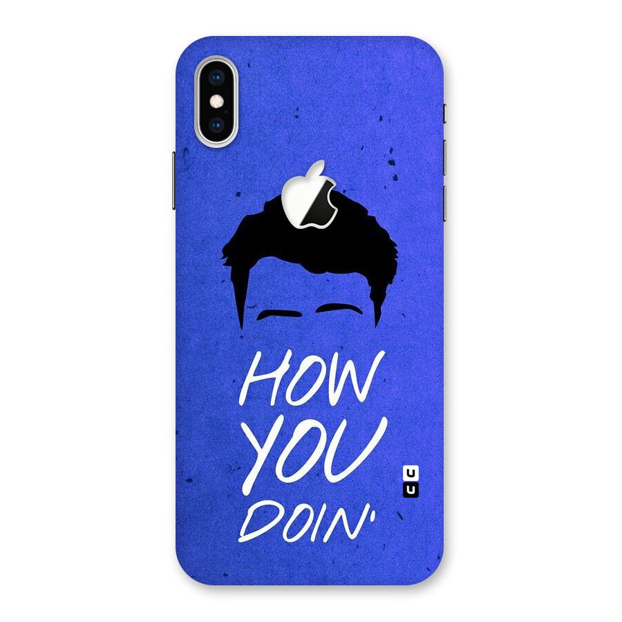 Wassup You Back Case for iPhone XS Max Apple Cut