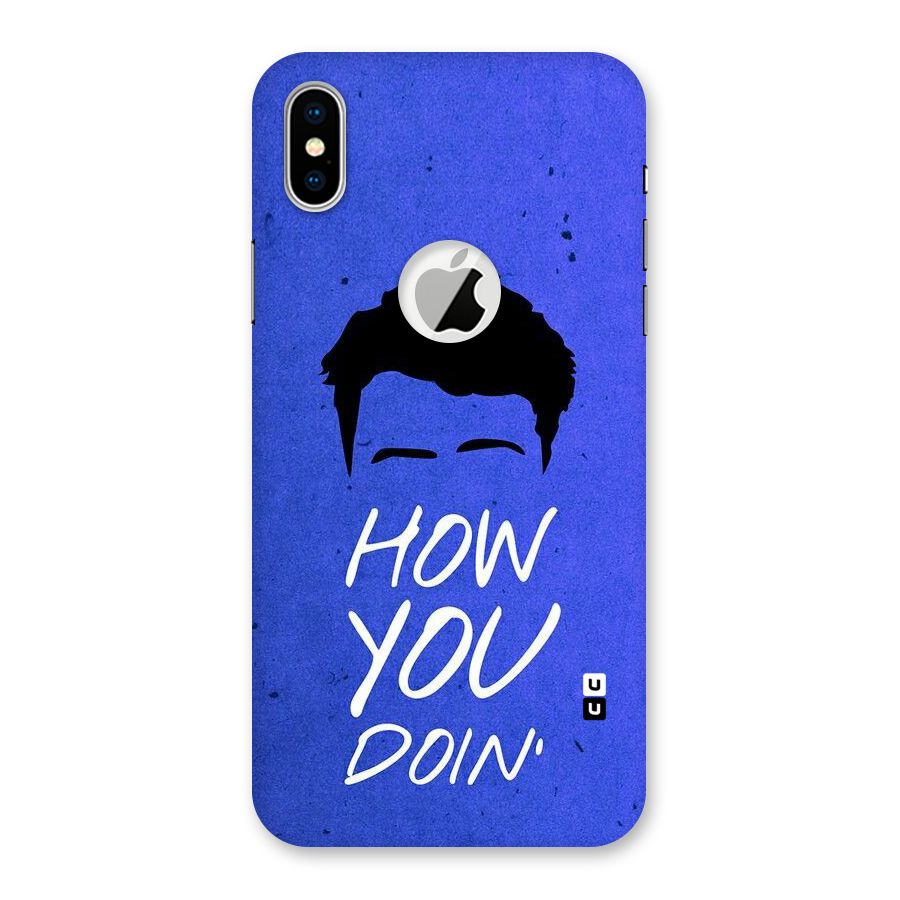 Wassup You Back Case for iPhone X Logo Cut