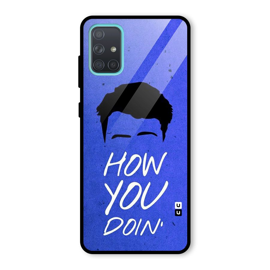 Wassup You Glass Back Case for Galaxy A71