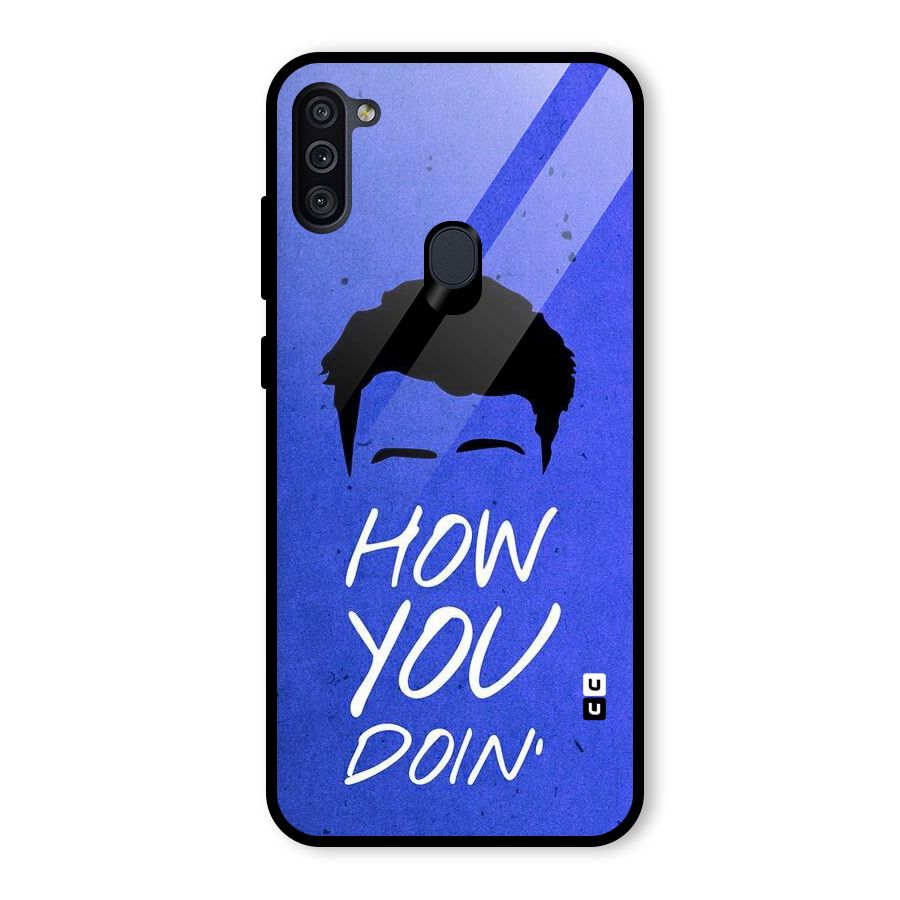 Wassup You Glass Back Case for Galaxy M11