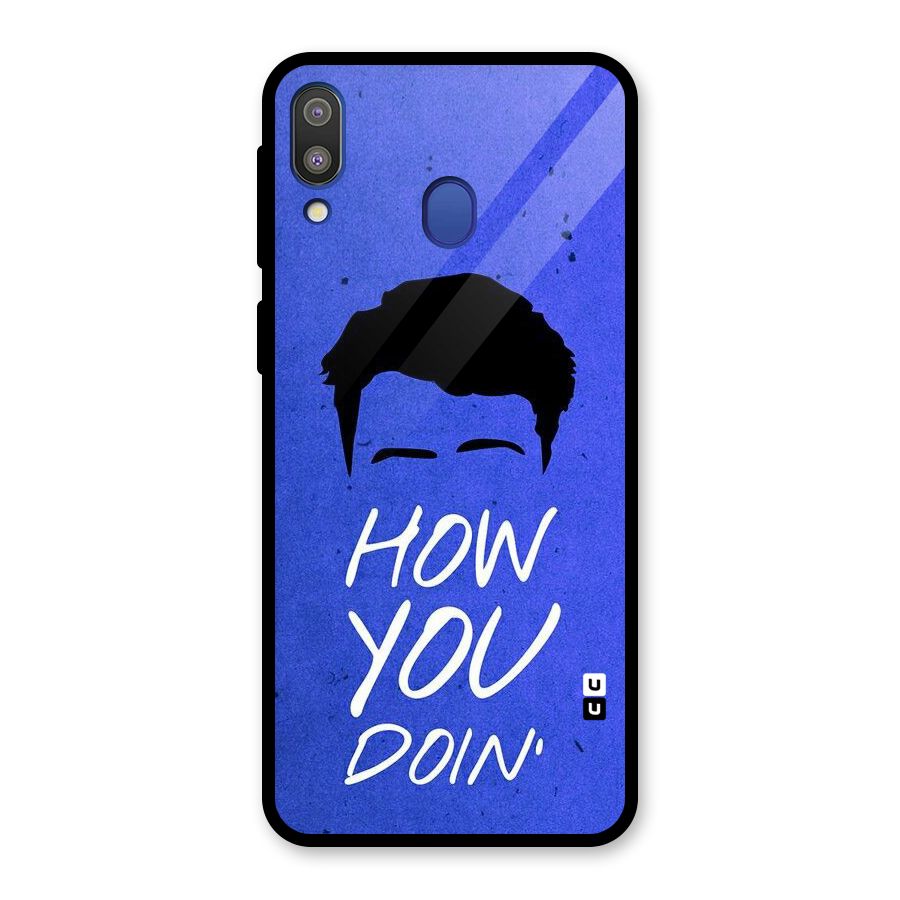 Wassup You Glass Back Case for Galaxy M20