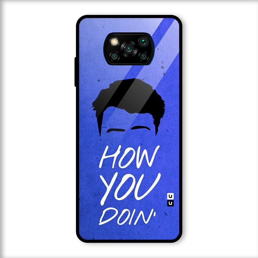 Wassup You Glass Back Case for Poco X3