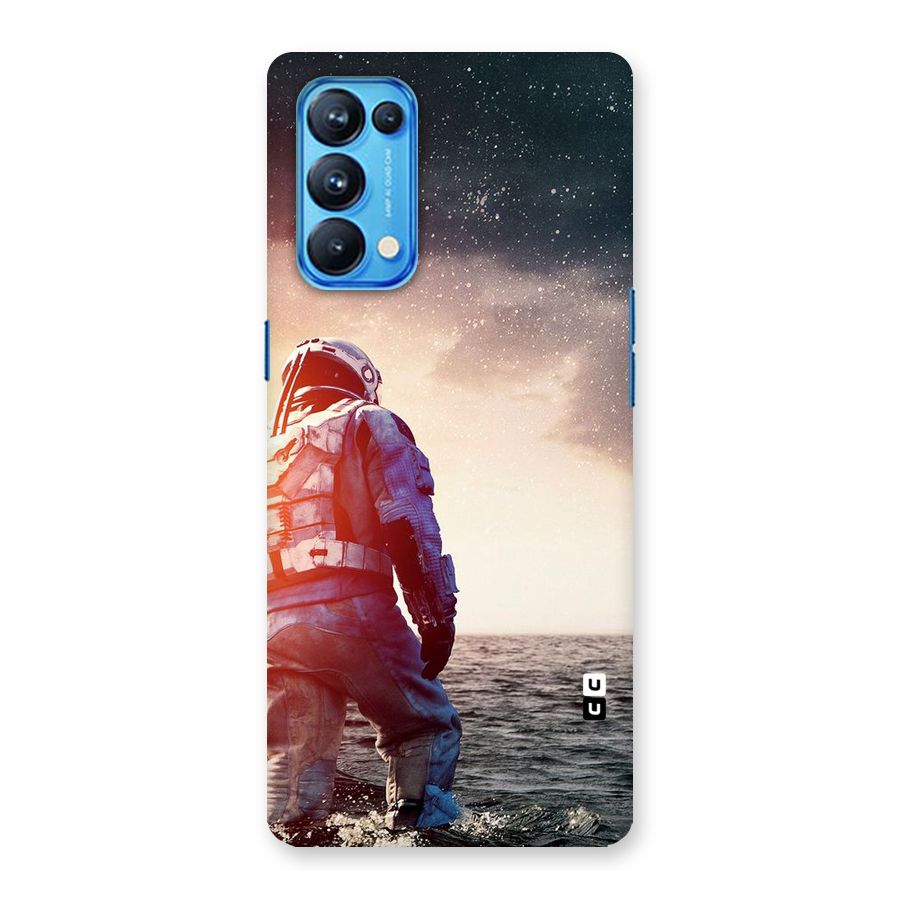 Water Astronaut Back Case for Oppo Reno5 Pro 5G