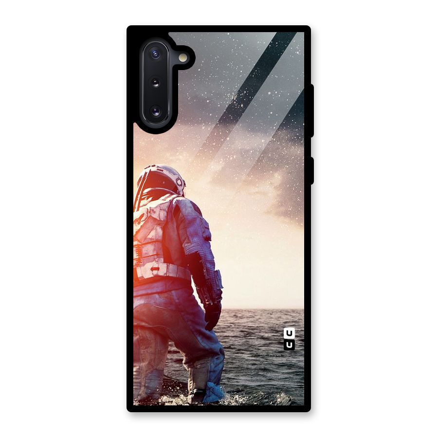 Water Astronaut Glass Back Case for Galaxy Note 10
