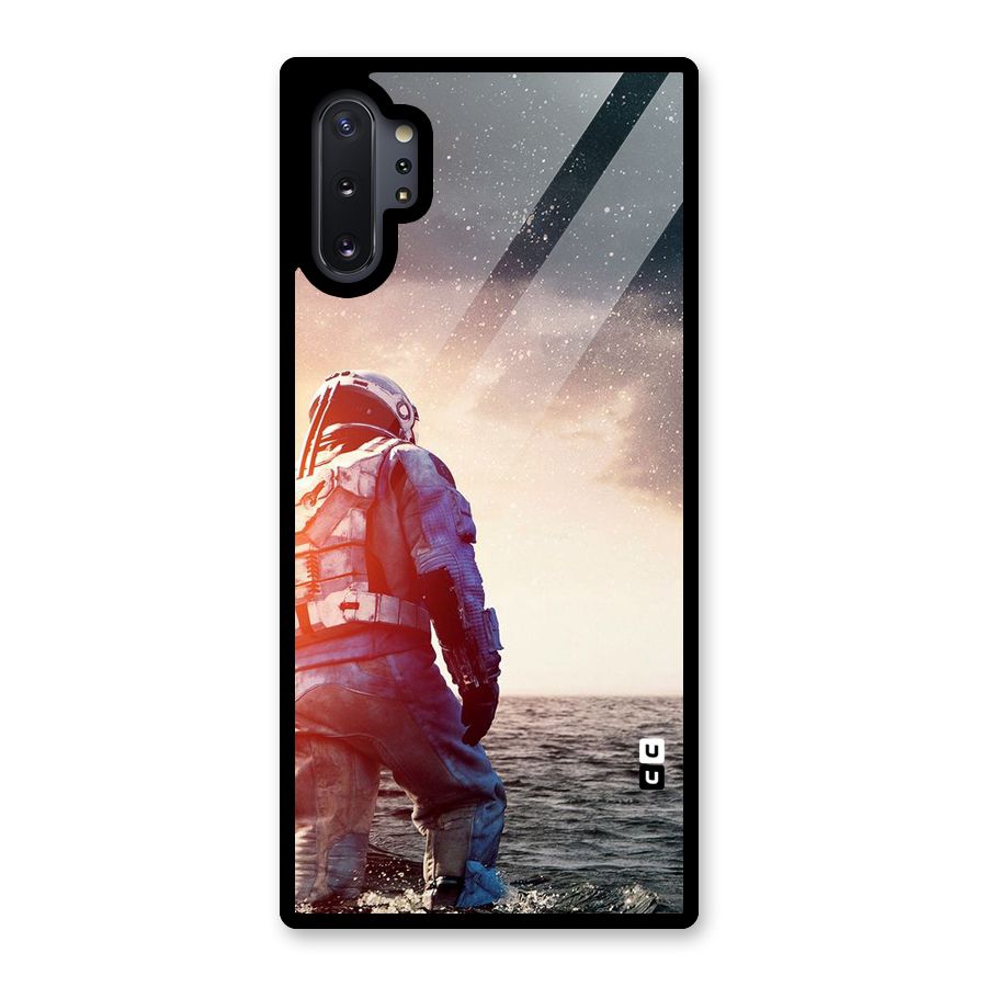 Water Astronaut Glass Back Case for Galaxy Note 10 Plus