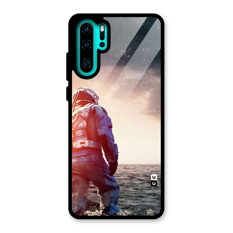 Water Astronaut Glass Back Case for Huawei P30 Pro