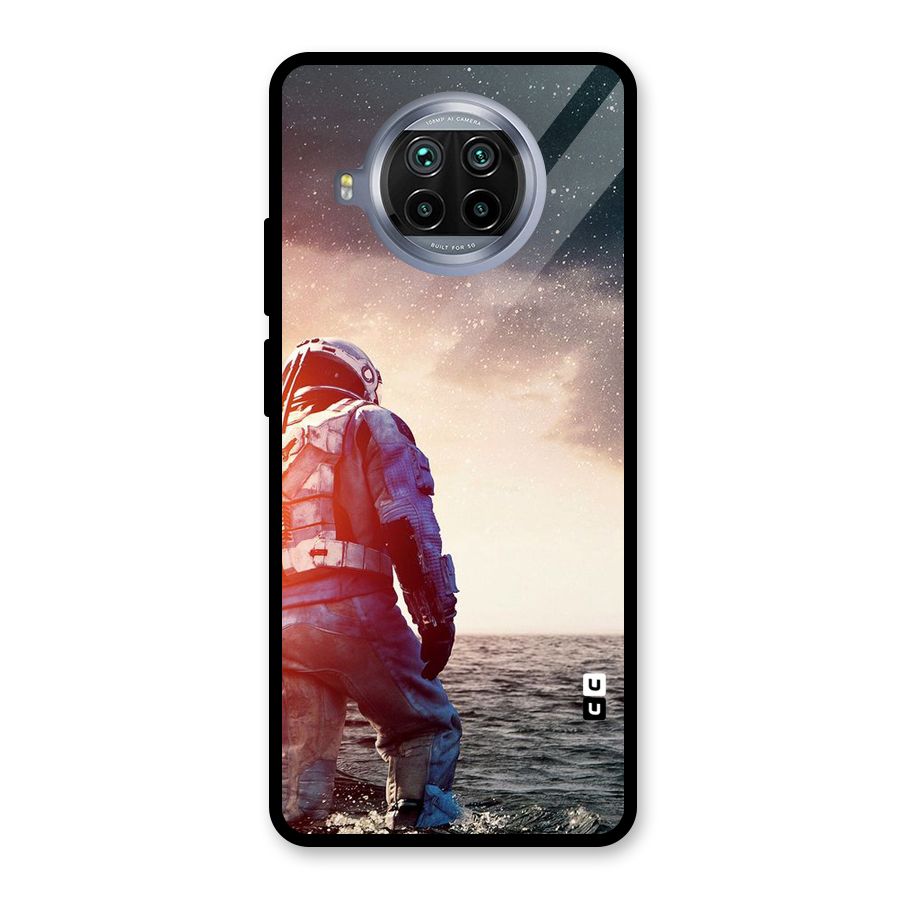 Water Astronaut Glass Back Case for Mi 10i