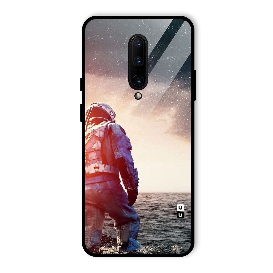 Water Astronaut Glass Back Case for OnePlus 7 Pro