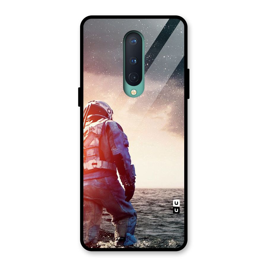 Water Astronaut Glass Back Case for OnePlus 8