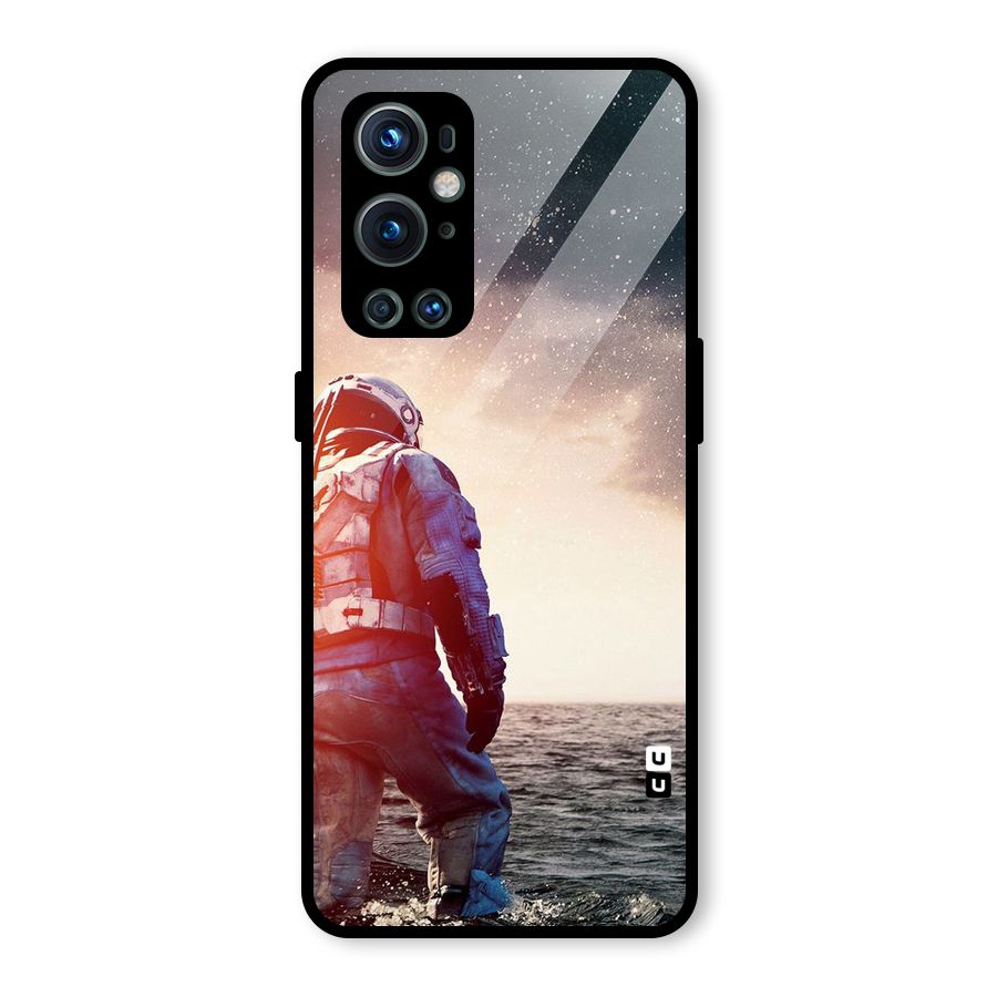 Water Astronaut Glass Back Case for OnePlus 9 Pro