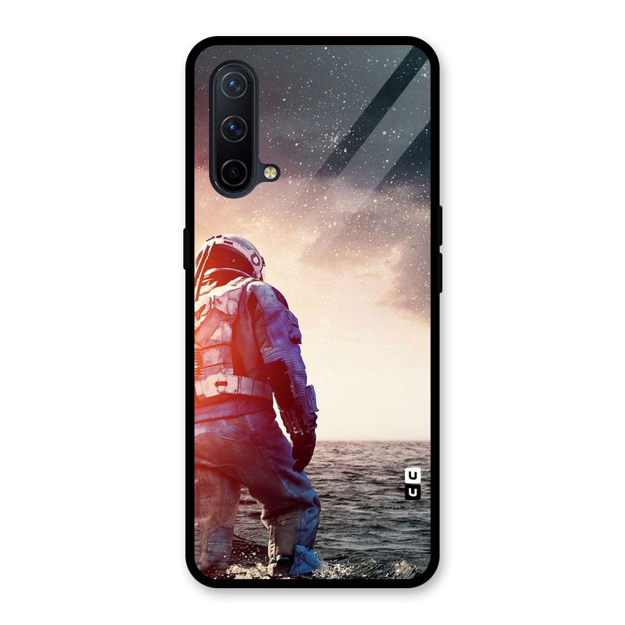 Water Astronaut Glass Back Case for OnePlus Nord CE 5G