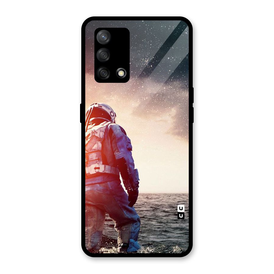 Water Astronaut Glass Back Case for Oppo F19