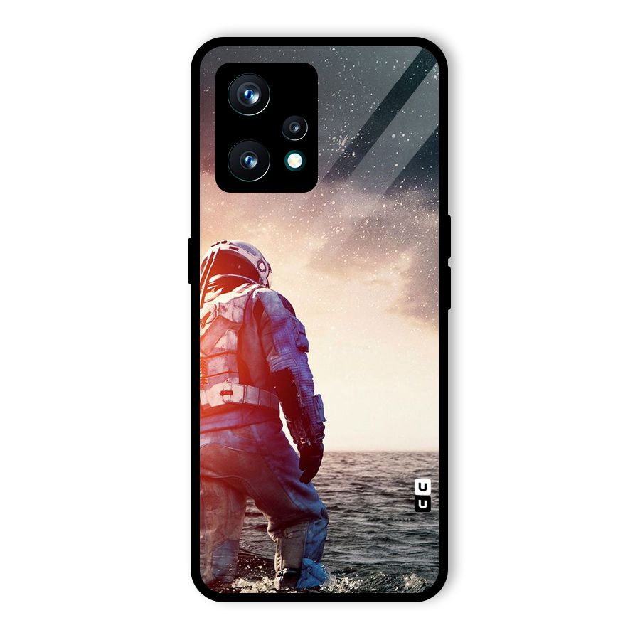 Water Astronaut Glass Back Case for Realme 9 Pro Plus 5G