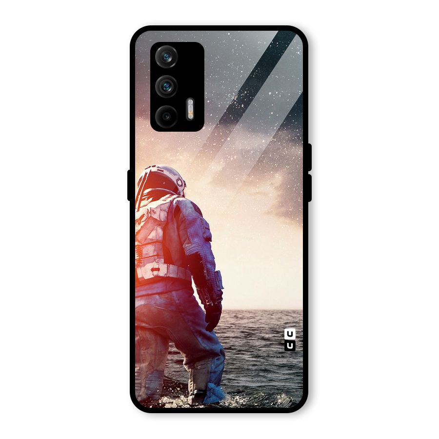 Water Astronaut Glass Back Case for Realme GT 5G