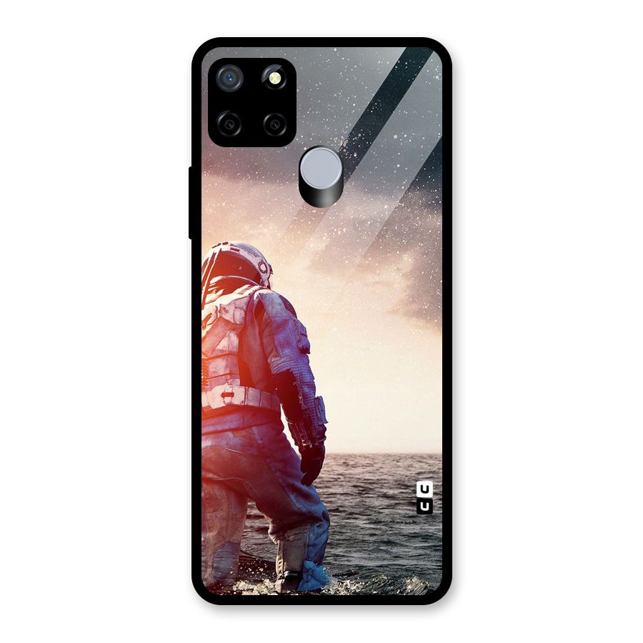 Water Astronaut Glass Back Case for Realme Narzo 20