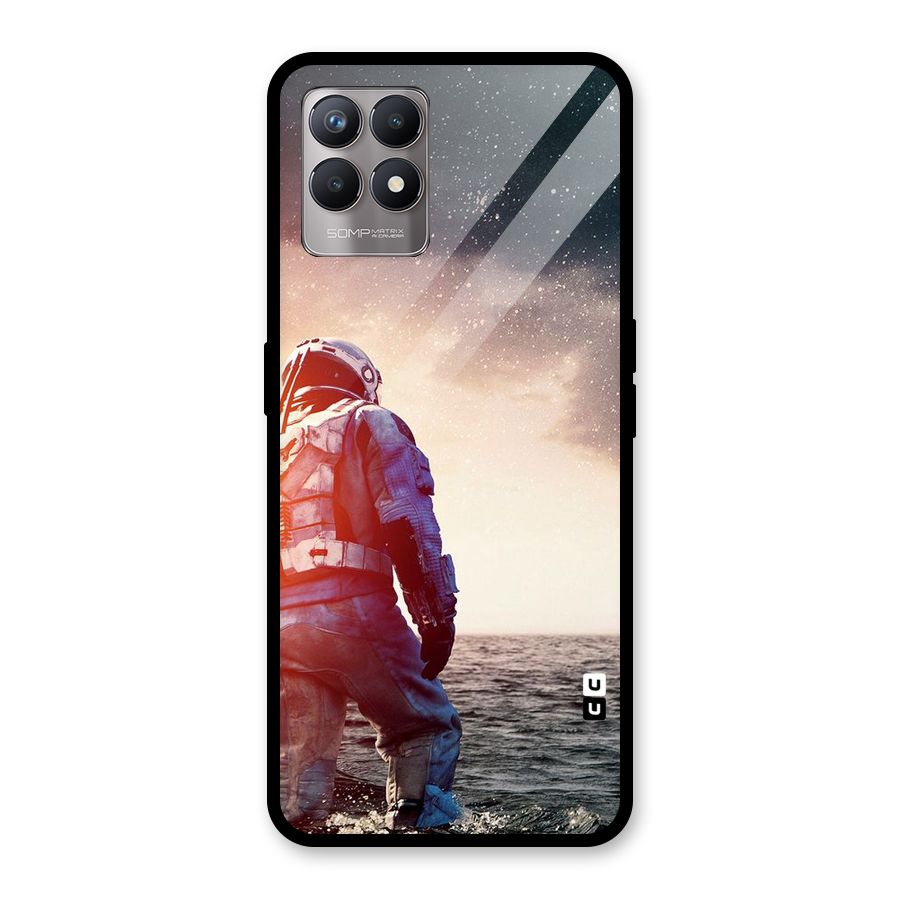 Water Astronaut Glass Back Case for Realme Narzo 50