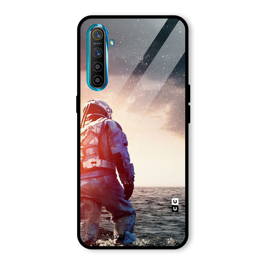 Water Astronaut Glass Back Case for Realme X2