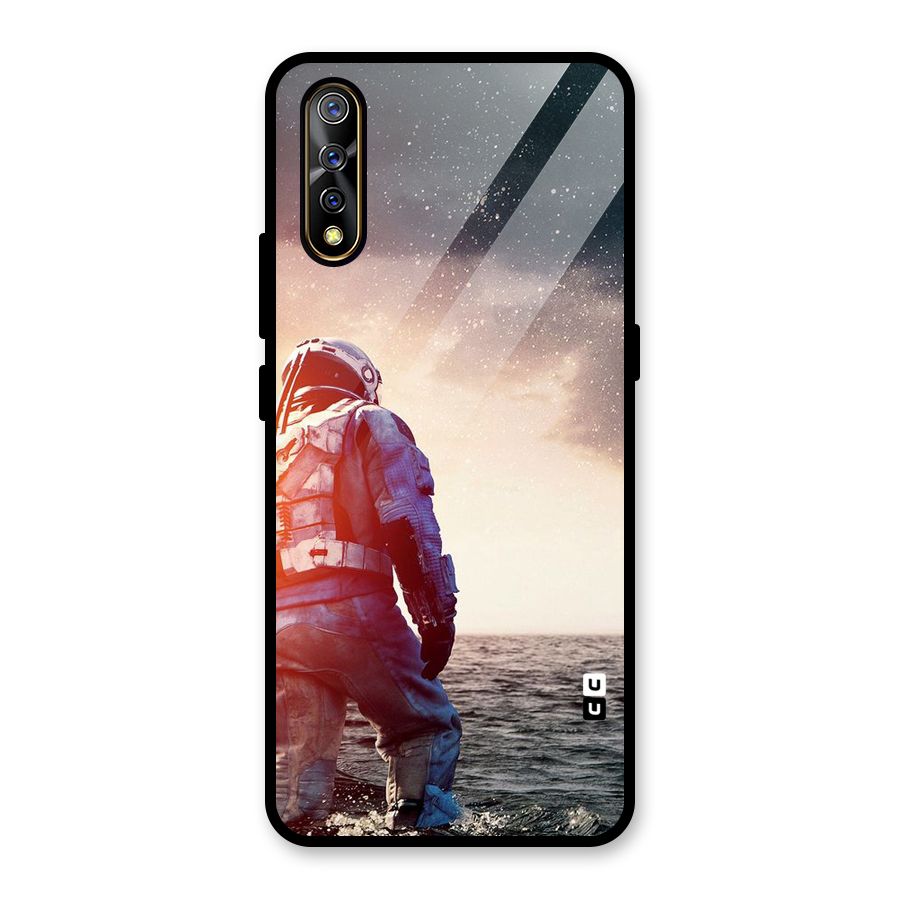 Water Astronaut Glass Back Case for Vivo S1