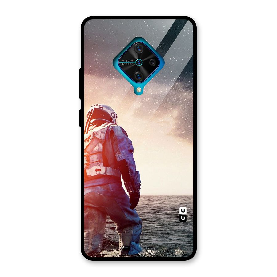 Water Astronaut Glass Back Case for Vivo S1 Pro