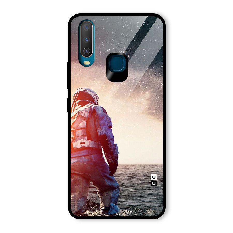 Water Astronaut Glass Back Case for Vivo U10