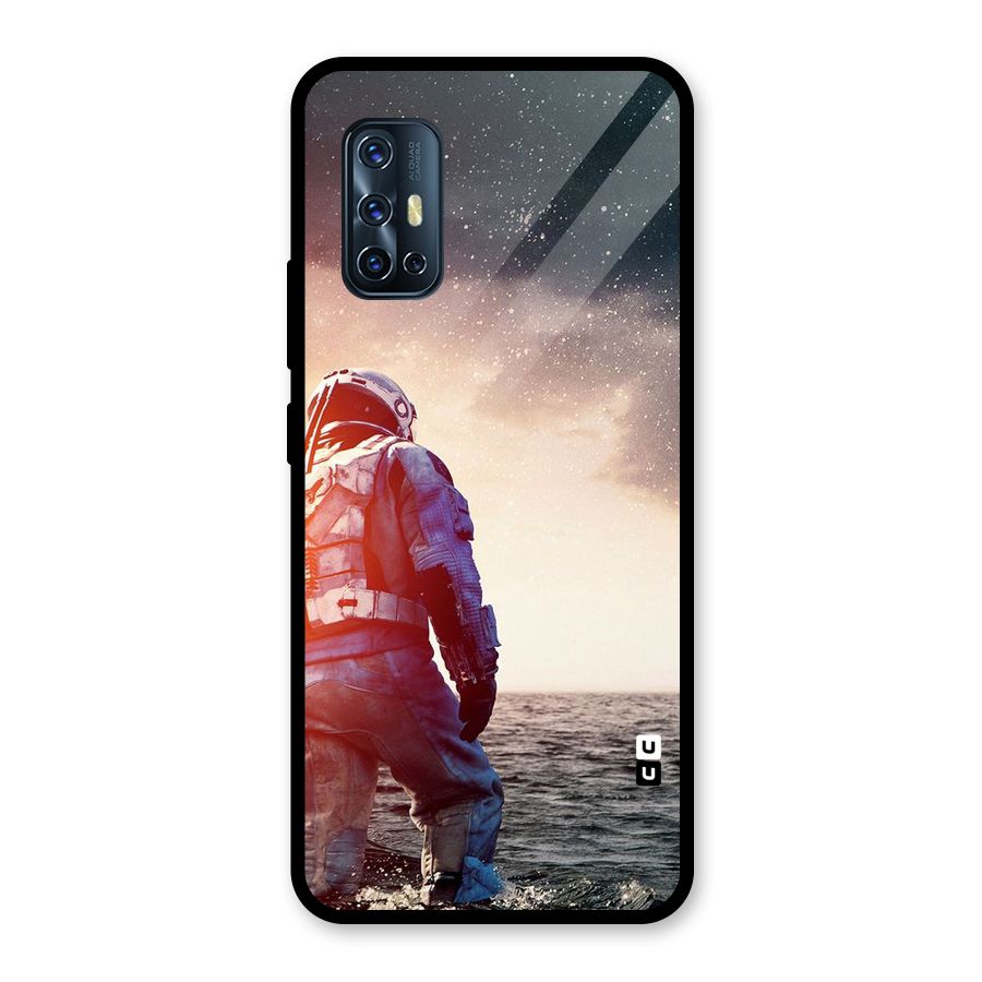 Water Astronaut Glass Back Case for Vivo V17
