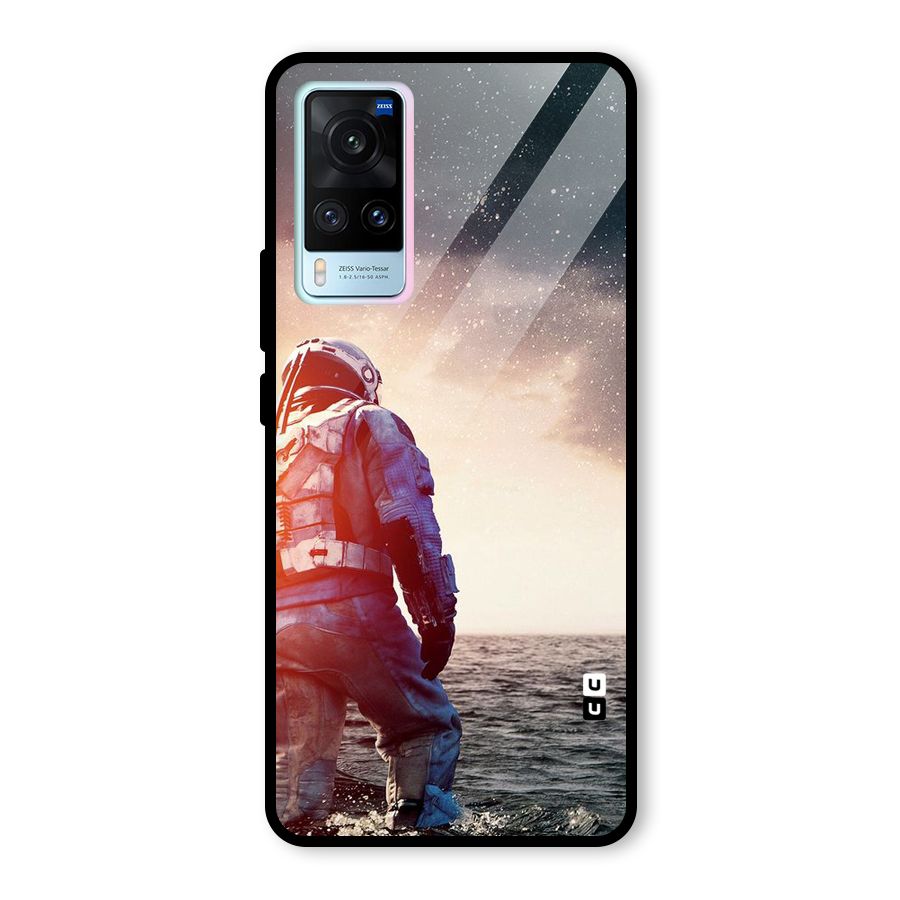 Water Astronaut Glass Back Case for Vivo X60