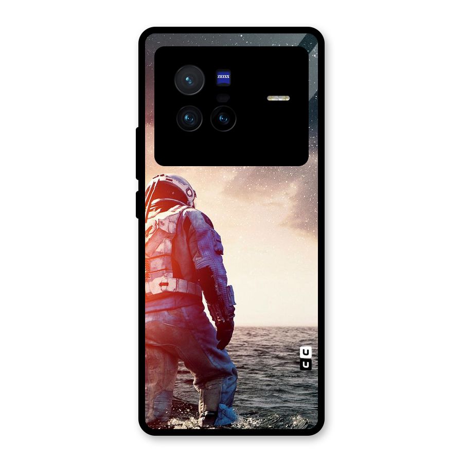 Water Astronaut Glass Back Case for Vivo X80