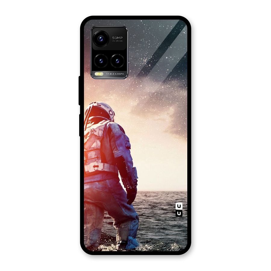 Water Astronaut Glass Back Case for Vivo Y21T