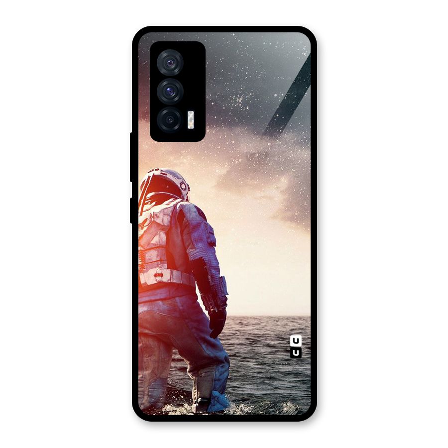 Water Astronaut Glass Back Case for Vivo iQOO 7 5G