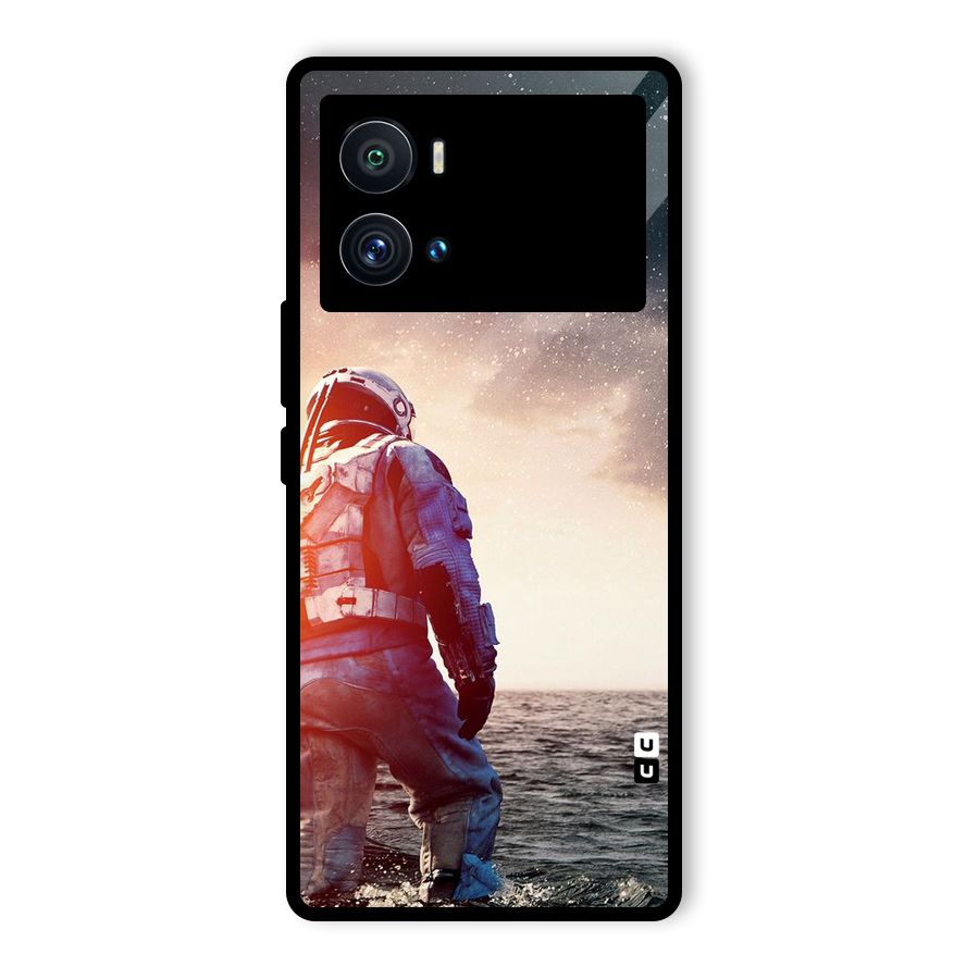 Water Astronaut Glass Back Case for Vivo iQOO 9 Pro