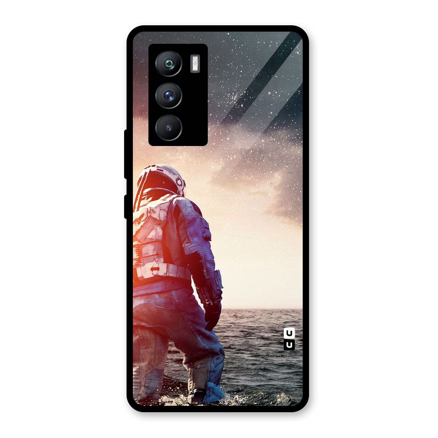 Water Astronaut Glass Back Case for Vivo iQOO 9 SE