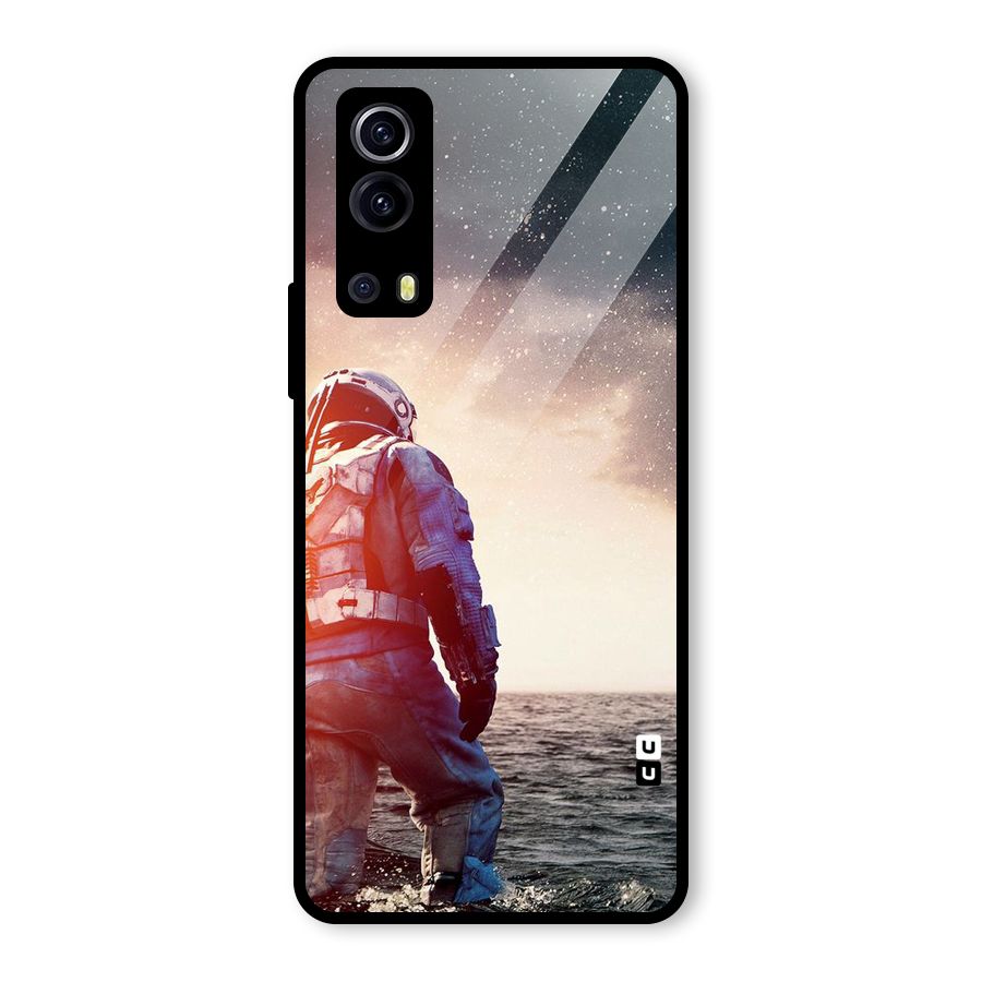 Water Astronaut Glass Back Case for Vivo iQOO Z3