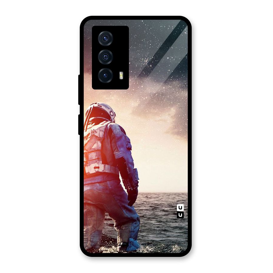 Water Astronaut Glass Back Case for Vivo iQOO Z5