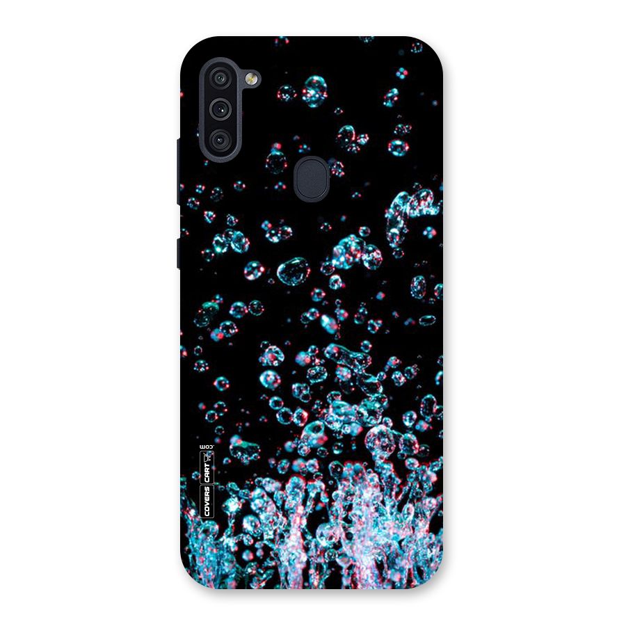 Water Droplets Back Case for Galaxy M11