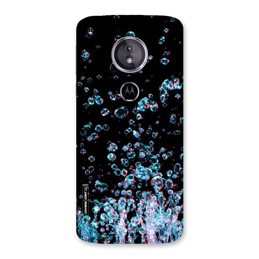 Water Droplets Back Case for Moto E5