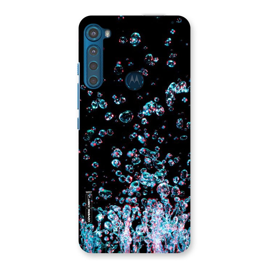 Water Droplets Back Case for Motorola One Fusion Plus