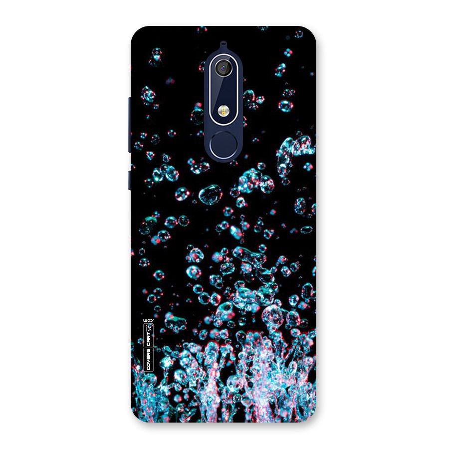 Water Droplets Back Case for Nokia 5.1