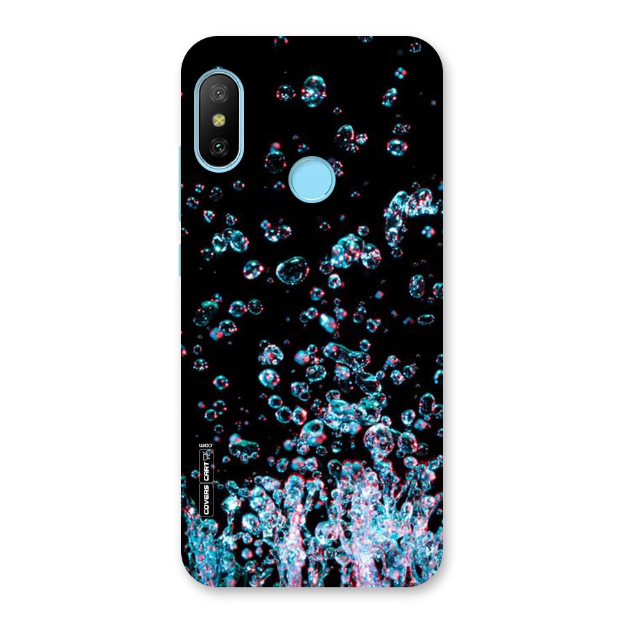 Water Droplets Back Case for Redmi 6 Pro