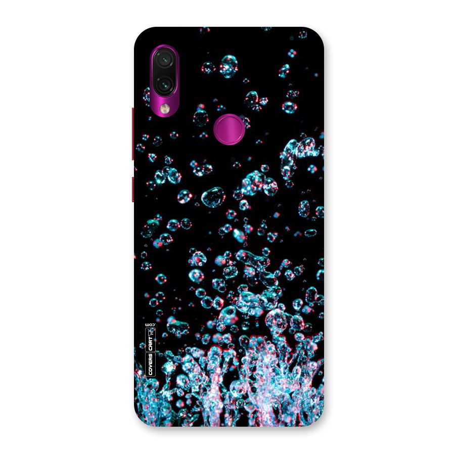 Water Droplets Back Case for Redmi Note 7 Pro