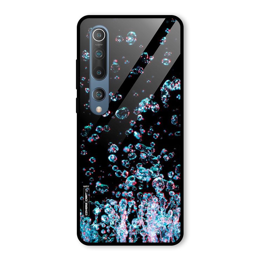Water Droplets Glass Back Case for Mi 10